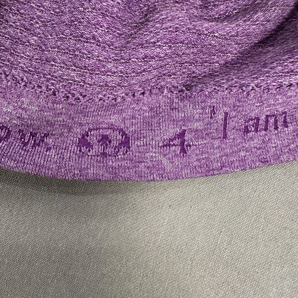 Lululemon Shirt Womens 4 Purple Gray Swiftly Tech Long Sleeve Athletic Thumbhole